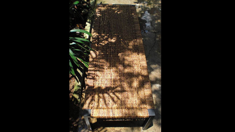 Outdoor Chair – Natural Fiber Weaving