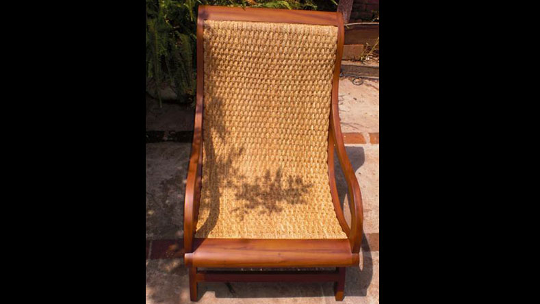 Outdoor Chair – Natural Fiber Weaving